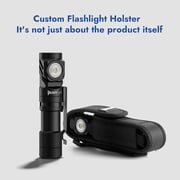 WUBEN L1 Rechargeable Flashlight High Lumens, 2000 Lumen Bright Tactical Flashlight,Dual Light Sources Pocket,IP68 Waterproof