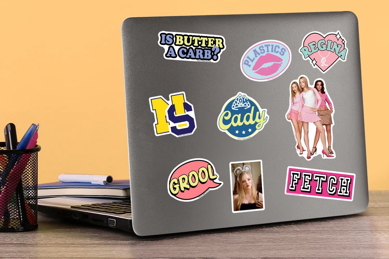 Mean Girls 200ct Vinyl Large Deluxe Stickers Variety Pack  Die Cut Decals for Laptop, Water Bottle, Scrapbooking, Tablet, Indoor/Outdoor