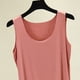 thumbnail image 4 of Camisón largo de poliéster para mujer, sin mangas, cuello redondo, color liso, holgado, para el hogar, 4 of 5