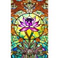 thumbnail image 1 of Pintura de diamante 5D DIY Full Round Drill Vidrieras Lotus Home Decor (ZQ208) Hugtrwg Para estrenar, 1 of 9
