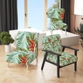 thumbnail image 2 of Designart "Tropical Foliage II" Upholstered Mid-Century Accent Chair - Arm Chair, 2 of 5