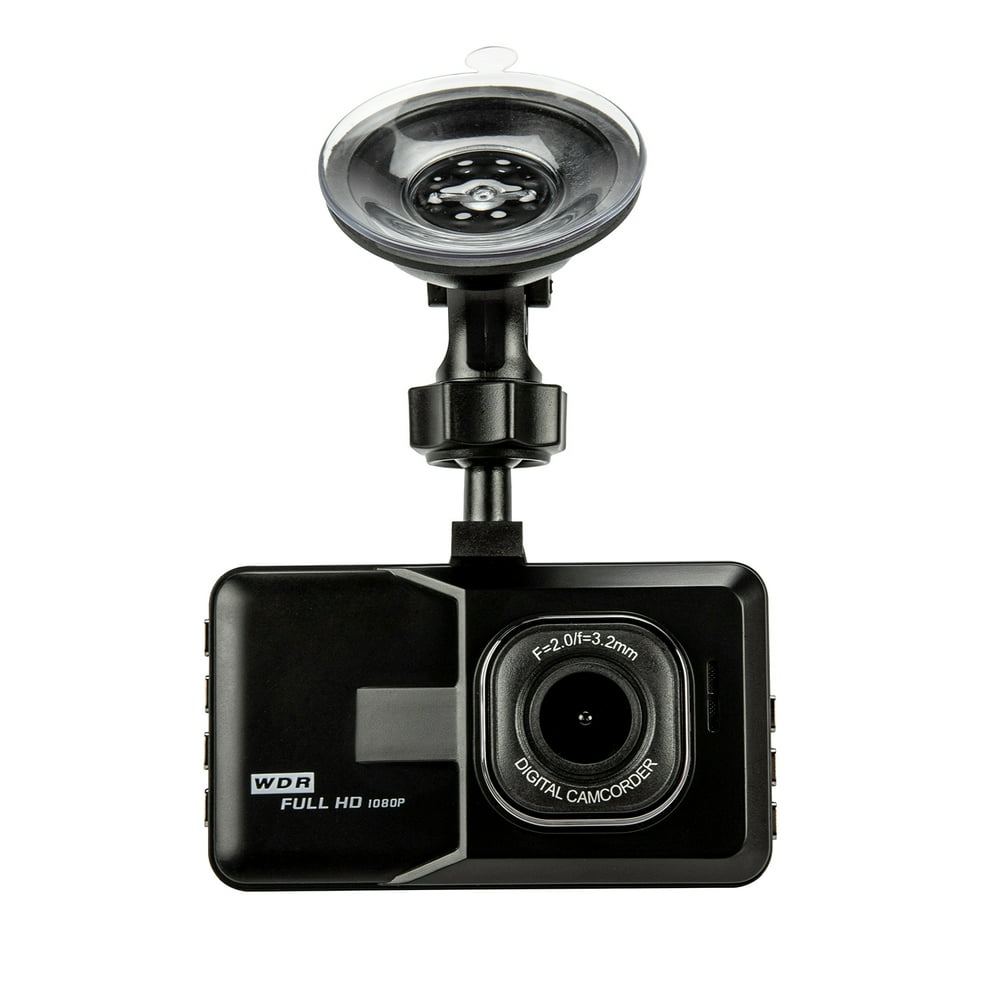 Pilot 1080p Dash Cam 3" Screen w/ 8GB SD Card  Walmart.com  Walmart.com