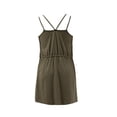 thumbnail image 3 of Ropa Playa Ocean Pacific para Mujer Vestido Eyelet Sin Manga Tirante Cruzado Verde Talla G, 3 of 4