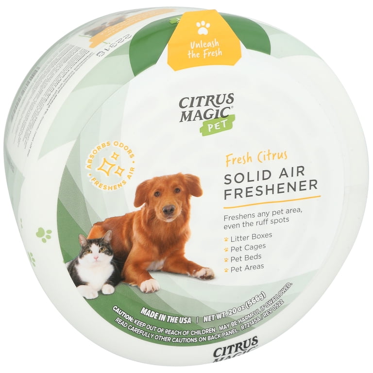 Citrus Magic Pet Solid Odor Absorber, Fresh Citrus, 20 Oz photo 3