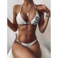 thumbnail image 2 of Gibobby Conjunto de Bañador Sexy Traje de baño Bandeau Set Traje de baño Ropa de playa Vendaje Mujeres Bikini brasileño Push-Up Trajes de baño Tankinis S(Blanco,M), 2 of 5