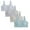 White+Pink+Skin Color+Light Green, variant on HuaAngel Training Bra for Girls Wide Straps Non-Steel Ring Soft Bras 4 Pack Sizes M-L