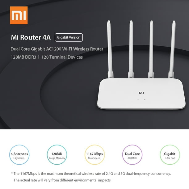 Xiaomi Mi Router 4A Gigabit Version 2.4GHz 5GHz WiFi 1167Mbps WiFi