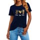 thumbnail image 2 of Mujeres Manga Corta de Verano Tops Pascua Impresa Cuello Redondo, Blusa de Moda Casual para la Primavera, 2 of 5