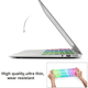 thumbnail image 3 of Funda de teclado ultrafina para MacBook Air/Pro/retina de 13" y 15" (número de modelo de Apple A1466 A1369 A1278 A1286 A1502), diseño de teclado de EE. UU. Xemadio 2035093-2, 3 of 8