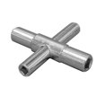 thumbnail image 1 of Jones Stephens 4-Way Key For Valve Faucet And Sillcock Sizes 1/4"" 9/32"" 5/16"" And 11/32"", 1 of 2