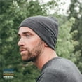 thumbnail image 6 of MERIWOOL Merino Wool Unisex Cuff Beanie Hat - Charcoal Gray, 6 of 7