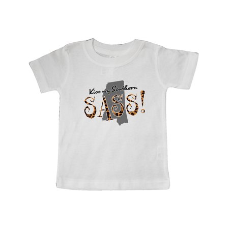 

Inktastic Mississippi Kiss my Southern Sass! in Leopard Print Gift Baby Girl T-Shirt