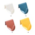 thumbnail image 4 of Soap Holder Drainer Bathroom Kitchen Wall Mounted Adhesive Soap Rack Stand Storage Shelf, Yellow, 4 of 8