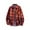 Red, variant on Xzbqbs Mens Flannel Plaid Shirt Long Sleeve Casual Lightweight Shirt Button Down Shirts Loose Fit Collared Shirts with Pockets