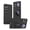 Black, variant on Kryonix for Samsung Galaxy S25 FE 6.7” Phone Case with Adjustable Silicone Wrist Strap Stand,Smart Button,Standing Grip Phone Case with Kickstand,Shockproof TPU,Slim&Tough,Soft Touch,Gray
