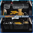 thumbnail image 3 of AUTOXBERT Car Back Seat Rear Trunk Organizer Storage Bag Pocket Pouch Bag Universal Felt, 3 of 10