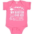 thumbnail image 3 of Inktastic Dear Santa, My Sister Did It Funny Christmas Boys or Girls Baby Bodysuit, 3 of 5