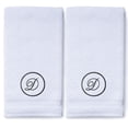 thumbnail image 3 of Monogrammed Hand Towels for Bathroom Kitchen Makeup | Personalized Gift for Wedding-Bridal | Custom Luxury Turkish Towel | Spa Collection, Oversized, 16 X 30 Inch, Set of 2, 3 of 3