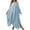 Sky Blue, variant on Swimsuit Coverup for Women,Solid Color Loose Maxi Dress Beach Vacation Split Hem Long Skirt Cover Up Dress,Cover Ups for Swimwear Women,One Size,Navy