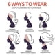 thumbnail image 4 of Diademas anchas para yoga, pañuelos elásticos impresos para la cabeza, bandas elásticas para el pelo para mujeres y niñas, 6 unidades, 4 of 6