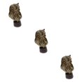 thumbnail image 2 of Cateissary Artificial Owl Bird Feather Realistic Taxidermy Brown Decor Garden #4 Home Type1 NO1, 2 of 6