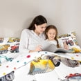 thumbnail image 6 of Erosebridal Excavator Comforter Set Full Size, Retro Truck Down Comforter Teens, Tractor Machinery Construction Vehicle Bedding Set Crane Digger Mixer Quilted Duvet Bedroom Decor, 6 of 8