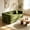 Green, variant on AUU Compressed Velvet Double Sofa Bed – Extra-Wide Sponge-Filled Convertible Couch, Fine Striped Upholstery, No-Assembly Multi-Functional Lounge for Living Room, Apartment, or Guest Space