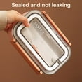 thumbnail image 4 of PENGXIANG 1 Set 800/1600ML Lunch Box 304 Stainless Steel Water-filled Heating Food Container for Office, 4 of 8