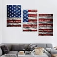 thumbnail image 4 of Nawypu American Flag Wall Art & Decor LARGE - Courage Teddy Roosevelt Quote - Inspirational Patriotic Motivational poster - positive Quotes - Gift for Veteran Day, 12''x16''X3 Panels, 4 of 4