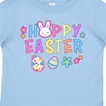 thumbnail image 4 of Inktastic Happy Easter with Bunny Face and Easter Eggs Girls Toddler T-Shirt, 4 of 5