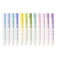 Retractable Highlighter Marker Pen 4 Pack for Note Taking, Planner ...