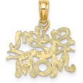 thumbnail image 3 of 14K Yellow Gold SWIM MOM w/Swimmer Charm - 11.2mm, 3 of 6