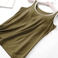 thumbnail image 7 of Womens Tank Tops with Built in Bras Scoop Neck Lightweight Breathable Fitted Sleeveless Shirt Summer Outfits, 7 of 7