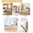 thumbnail image 5 of FIRSCOOK Modern Dining Chairs, Set of 4 White Metal and PU Upholstered Dining Side Chairs, 5 of 7