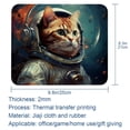 thumbnail image 5 of Cat Square Desk Mat Gaming Mouse Pad, 8.3x9.8 Inch Non-Slip Rubber Bottom Printed Design - Suitable for Office and Gaming, 5 of 6