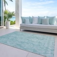thumbnail image 6 of Addison Rugs Chantille Indoor/Outdoor Transitional Damask Aqua Washable Rectangle Rug, 8' x 10', 6 of 6