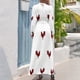 thumbnail image 2 of Vestido largo de gallo rojo, vestido de verano para mujer 2024, vestido suelto para mujer, vestido de verano diario, 2 of 4