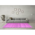 thumbnail image 3 of Ahgly Company Indoor Rectangle Solid Purple Modern Area Rugs, 7' x 9', 3 of 4