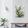 thumbnail image 4 of ERAPDAUR  Watercolor Botanical Wall Art Boho Floral Canvas Wall Decor Prints Sage Green Wildflower Wall Art Modern Flower Pictures Botanical Painting for Bedroom Bathroom 16x20 in, 4 of 5