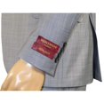thumbnail image 5 of Men Suit BERLUSCONI Turkey 100% Italian Wool Super 180's 3pc Vested #Ber7 Sky, 5 of 7