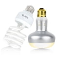thumbnail image 4 of ECOSUB 100W Reptile Heat Lamp Bulb, and 26W UVB 10.0 Reptile Spiral Compact Light, Combo Pack, 4 of 9
