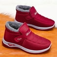 thumbnail image 6 of CAICJ98 Winter Boots Women Slip On Warm Lined Ankle Boots Waterproof Anti Slip Shoes Outdoor Women Snow Boots (Red,Size 6.5), 6 of 8