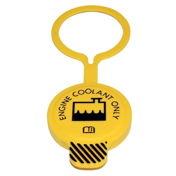 KarParts360 For Jeep Wrangler JK 2007-2018 Coolant Recovery Bottle Cap | Yellow | Plastic