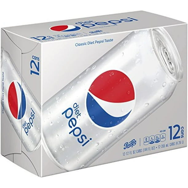 Diet Pepsi 12 Oz Cans, 12 Count - Walmart.com