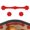 Red, variant on Air Fryer Magnets Silicone Buckle for Parchment Paper Liners, High-Temp Resistant Air Fryer Accessories, Prevent Burning, Safely Lock Paper from Heating Element or Covering Food(Square style)