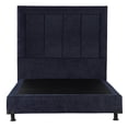 thumbnail image 2 of Base de Cama Individual Dicasa con Cabecera Davos Azul marino, 2 of 8