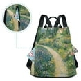 thumbnail image 5 of FORMRS Women's Travel Backpack Purse Anti-Theft Hidden Pockets Casual Shoulder Bag, Art Garden Scene, 5 of 7