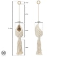 thumbnail image 3 of Luxtrada 2/1PCS Air Plant Hanger Macrame Planter Hanging Holder Flower Basket Rope for Indoor Outdoor Home Decor, 3 of 11
