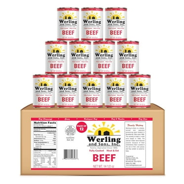 Yoder's Fresh Canned Hamburger Ground Beef Long Shelf Life Emergency ...
