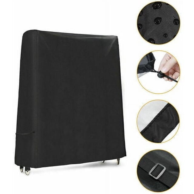 Laklulu - Funda para mesa de ping pong plegable para exteriores, resistente al agua, para interior y exterior, modelo: negro, BLOW